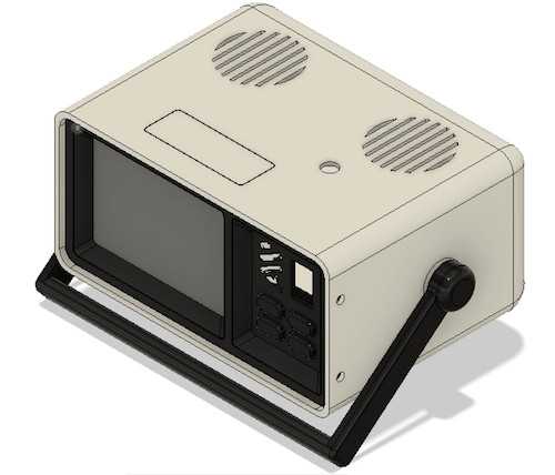 CAD model for the Raspberry Pi case