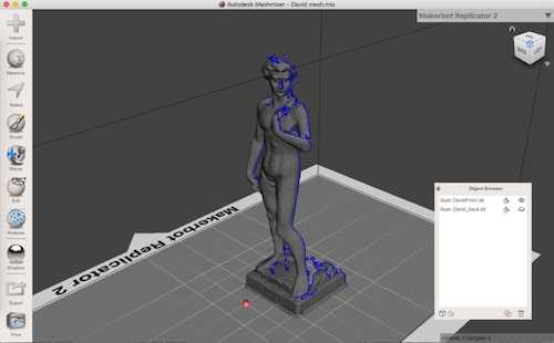 3D Scan imported into MeshMixer